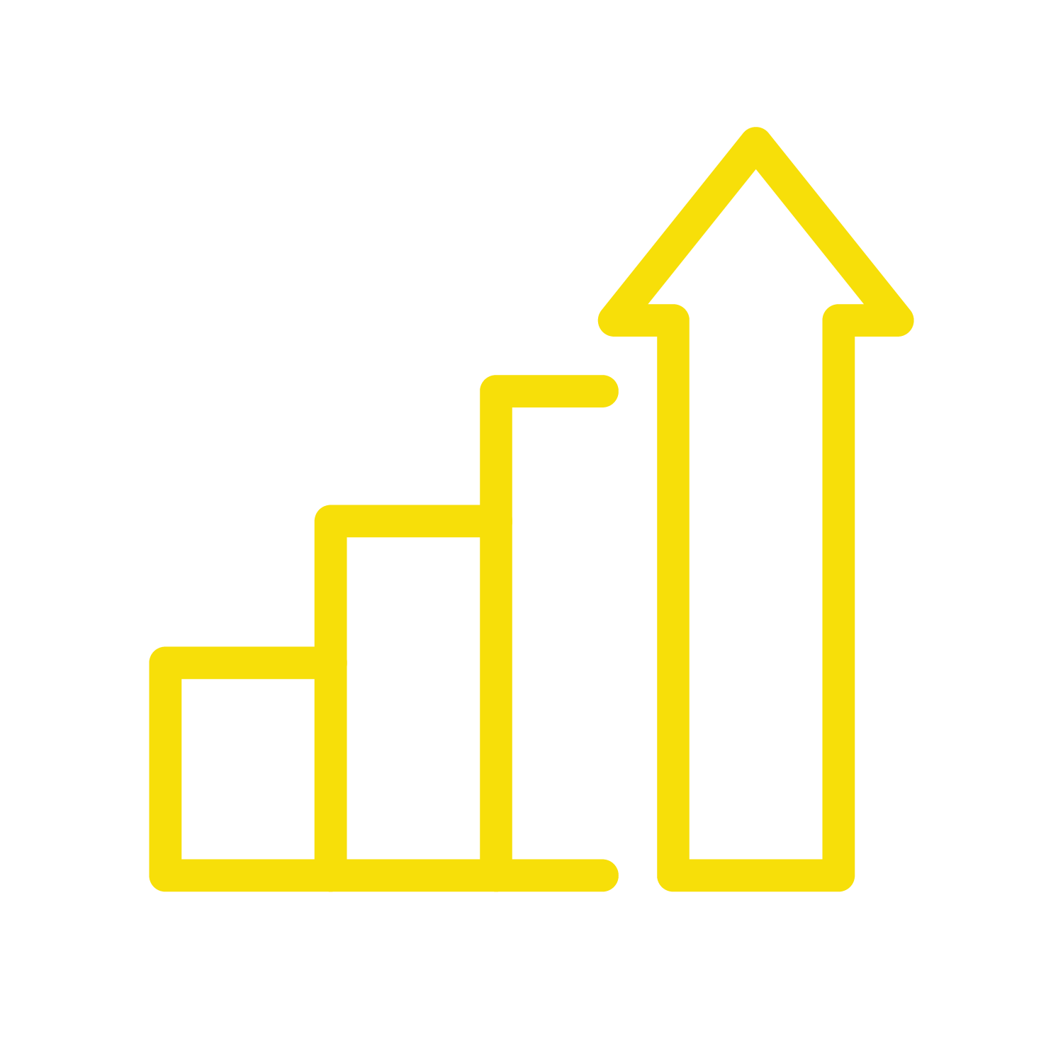 History and Growth Icon